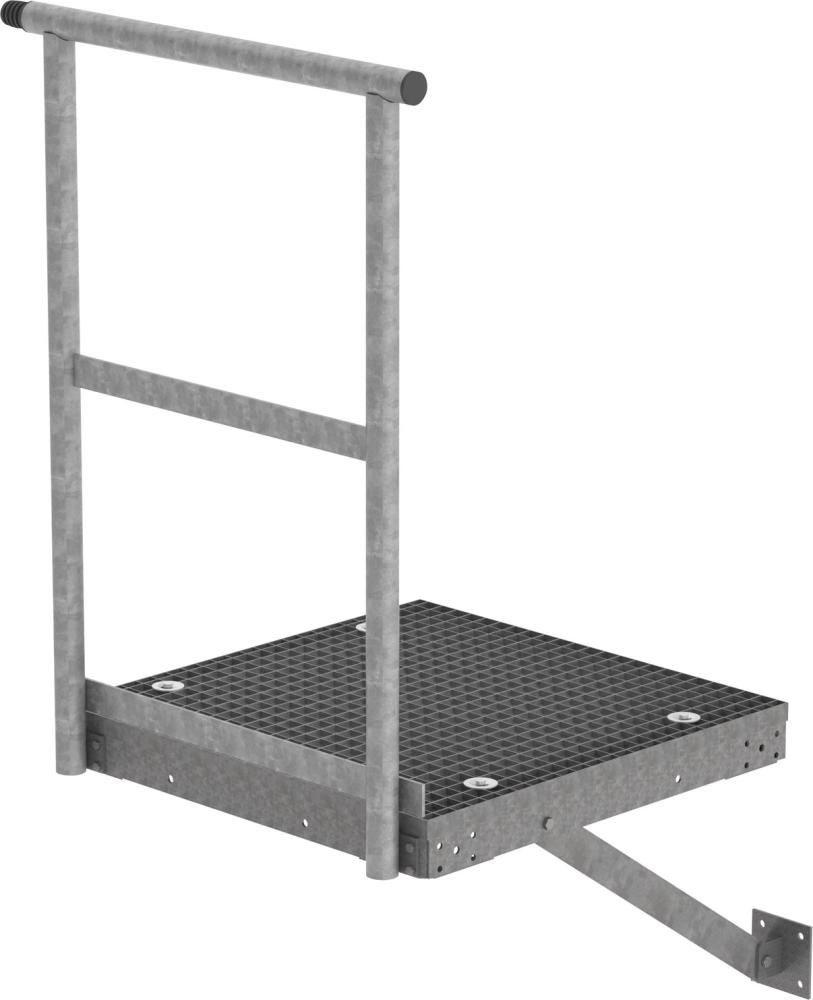 MUNK Erweiterungspodest Stahl verzinkt B800xT800 mm GÜNZBURGER STEIGTECHNIK