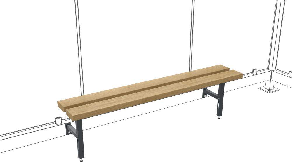 Produktbild WSM Sitzbank, Modell RELAXE NATURE II