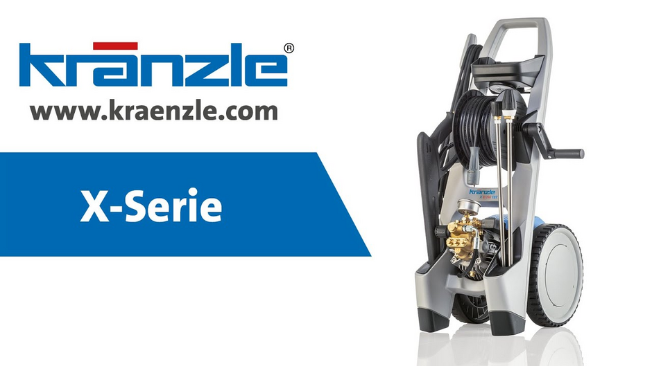 Kränzle Hochdruckreiniger X 10/140 TST Kaltwasser 230V 140 bar 10 l/min mit Schlauchtrommel