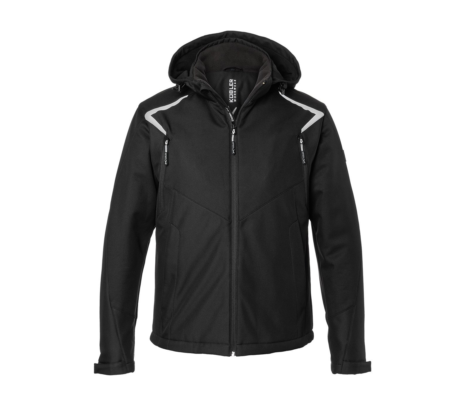 KÜBLER BODYFORCE Winter Softshell Jacke schwarz  1325 5375-99-M