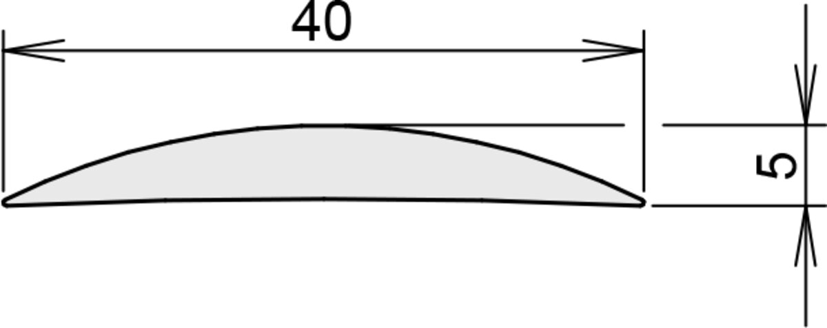 aluminium threshold 090