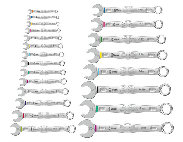 6003 Joker 22 Set 1 Combination wrench set, 22 pieces