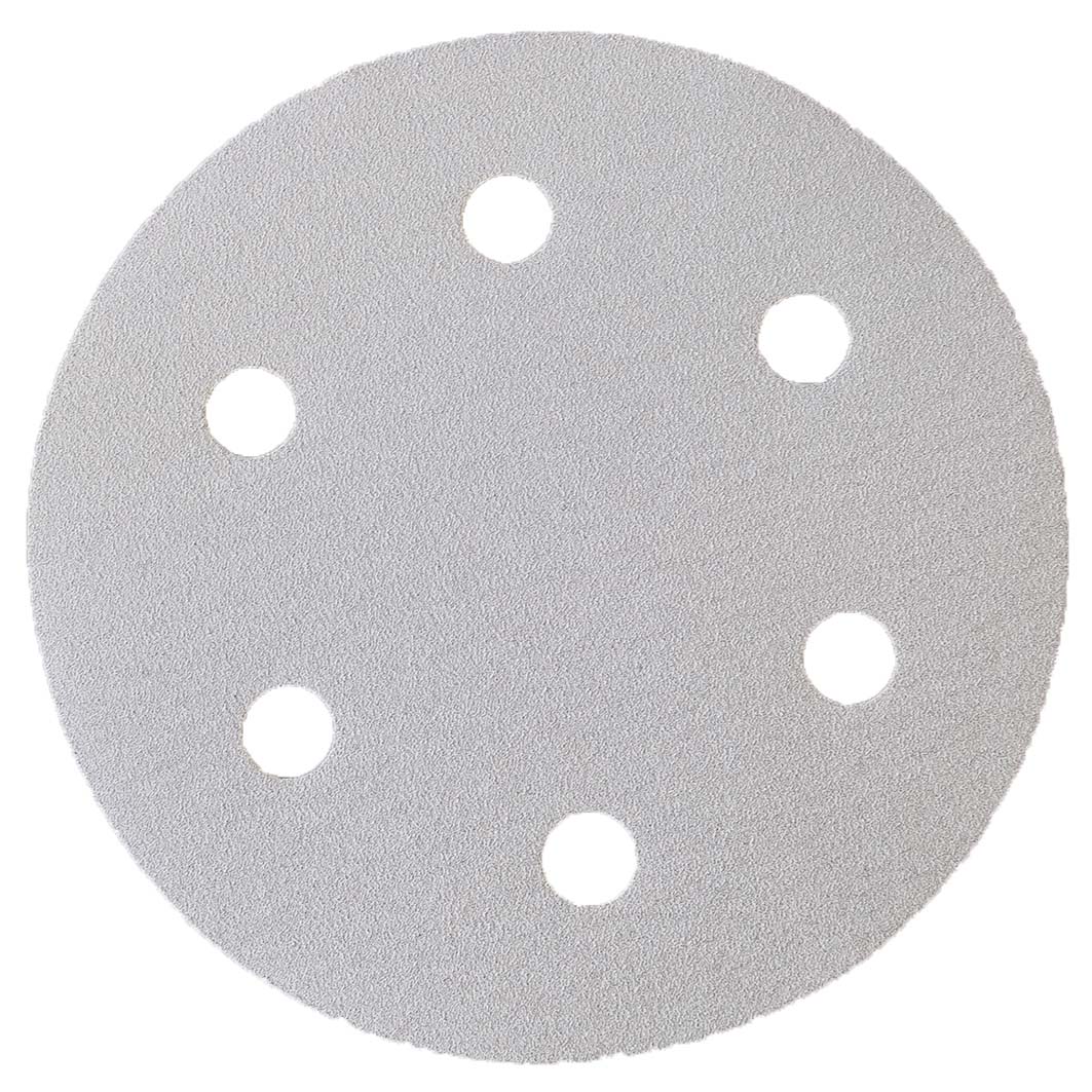 Eibenstock Schleifpapier P180 (Normalkorund, 6-fach gelocht, Klett), Ø 225 mm, 25Stück/Pack