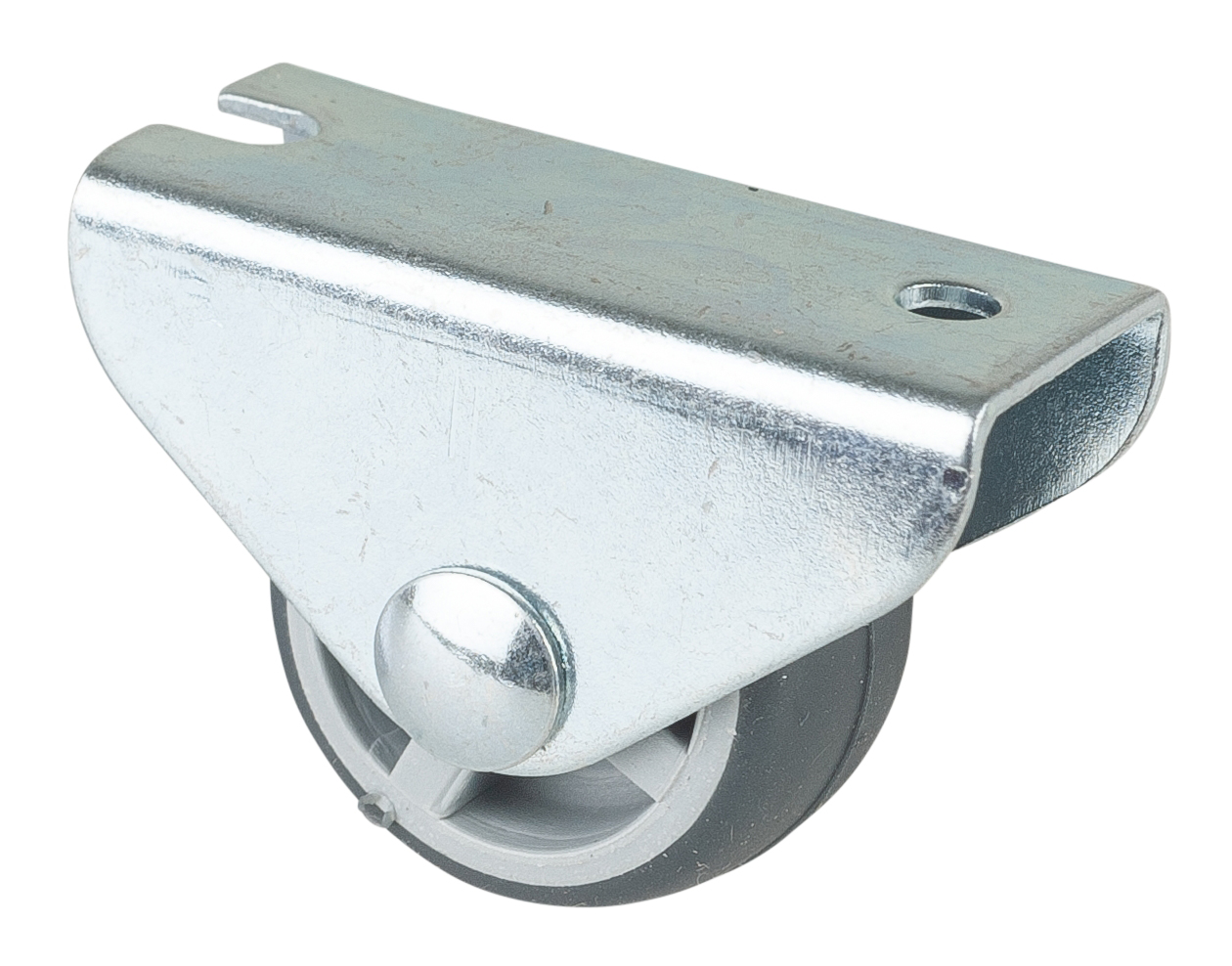 BS Rollen Kastenrolle E51.025 Gummirad Gleitlager 25mm 30kg