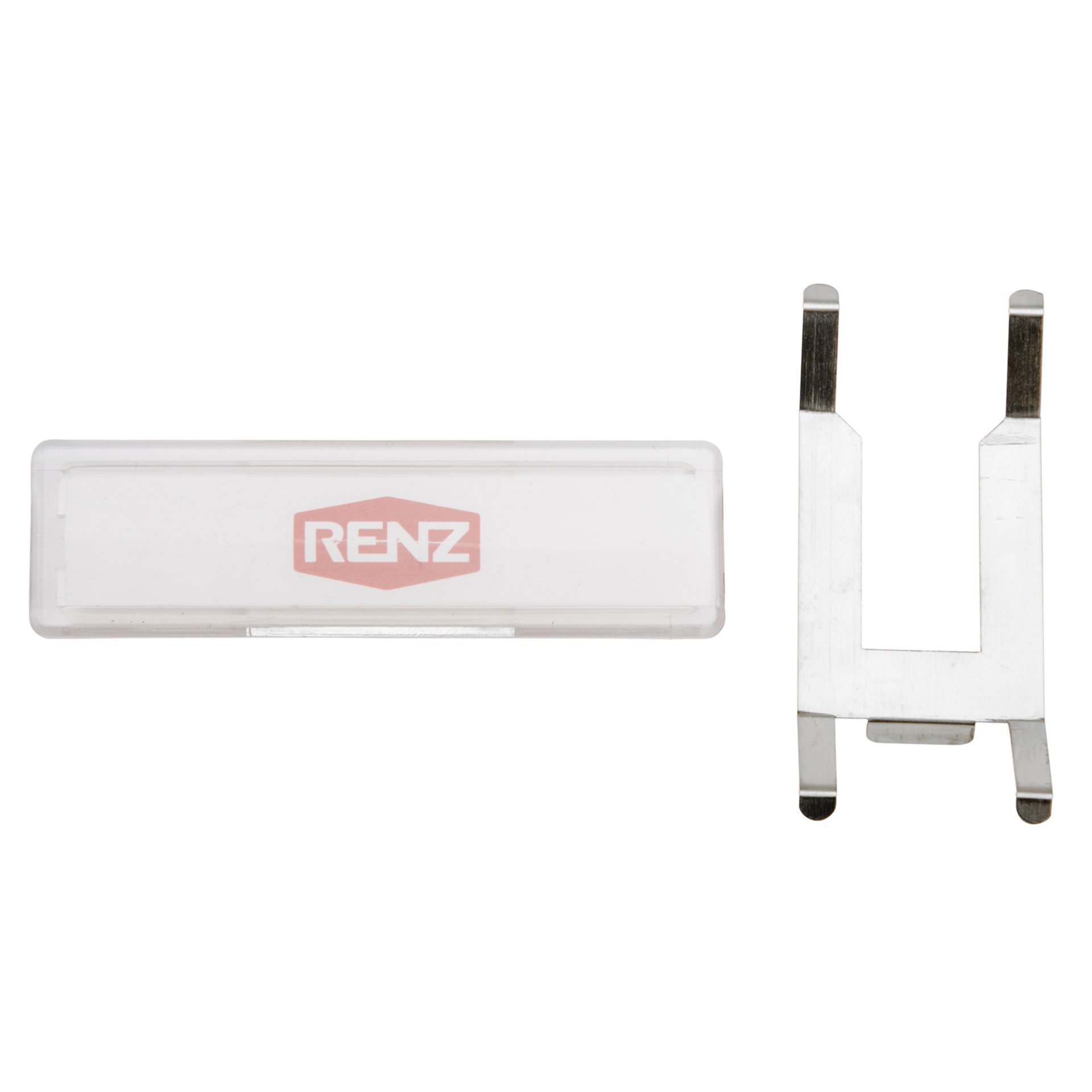 Renz Namensschild 64 x 19 mm, mit Feder