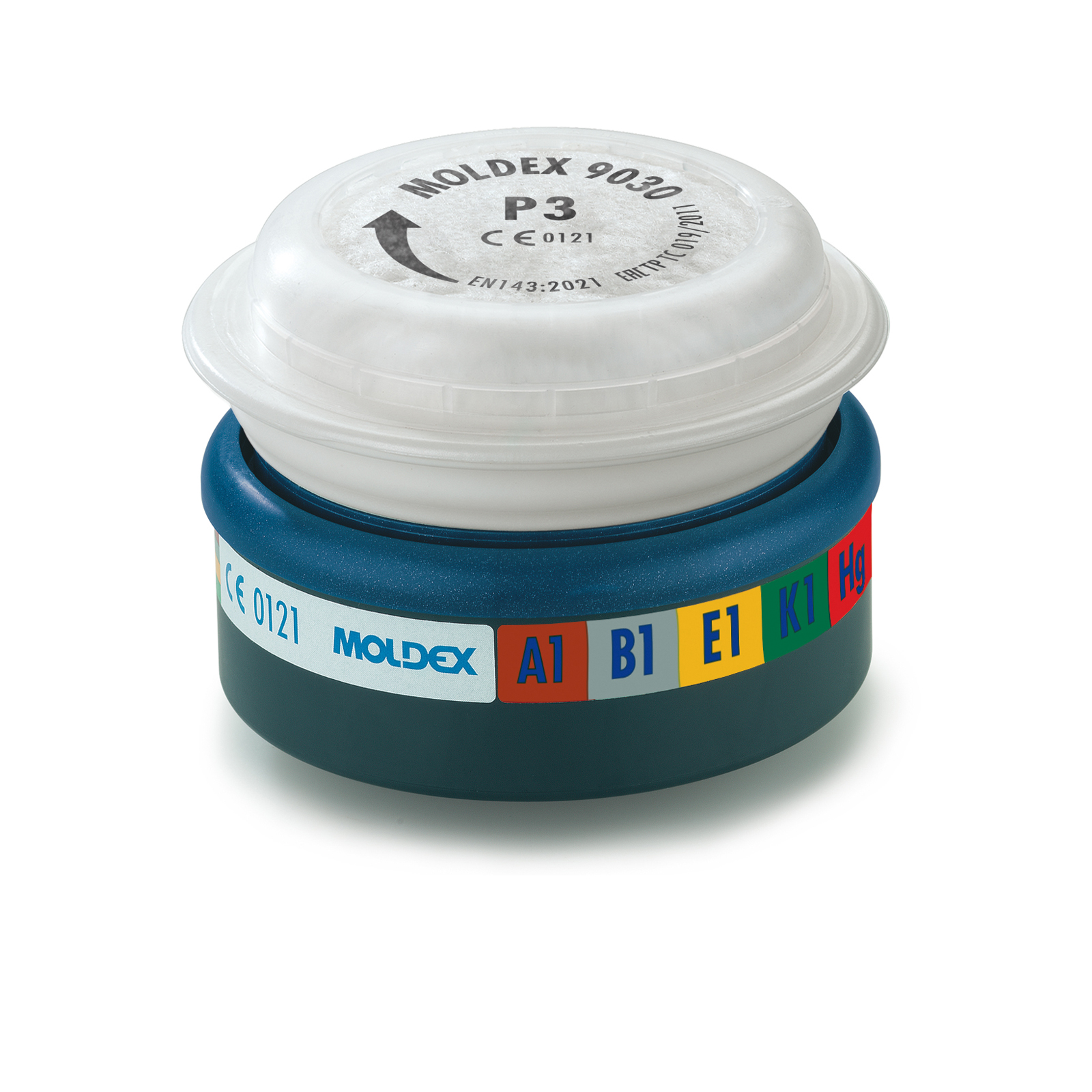 Moldex EasyLock Kombinationsfilter A1B1E1K1HgP3 RD 973001