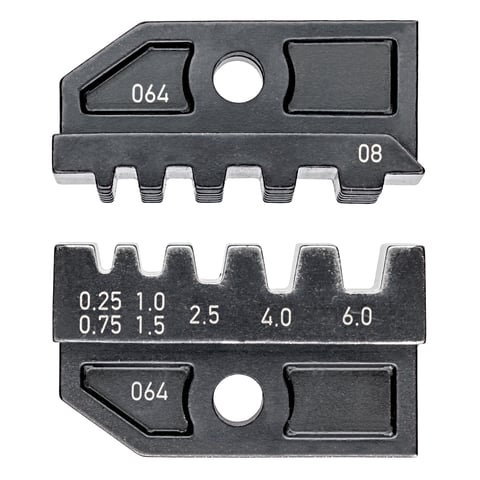 Knipex Crimpeinsatz 97 49 08 für isolierte + unisolierte Aderendhülsen 0,25-6 mm²
