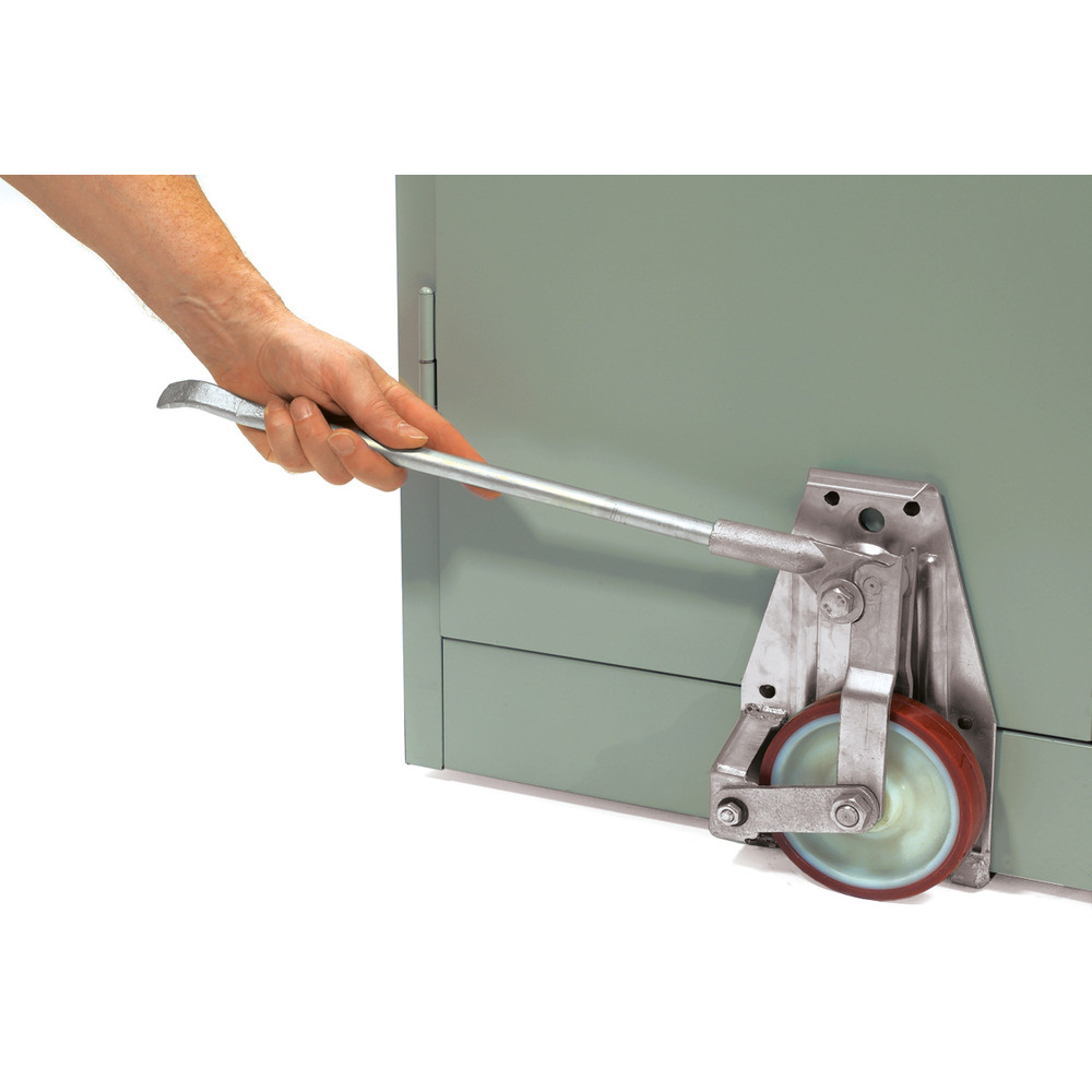 Fetra Hubrollen 6971 mit Hebelstange 1000 kg Tragkraft
