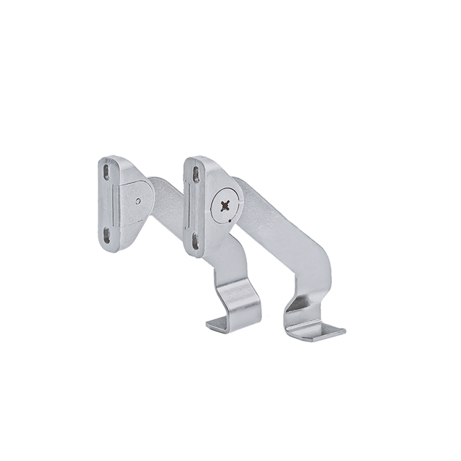 HETTICH Einstellbare Blendenstütze, Stahl, Aluminium Optik, links und rechts