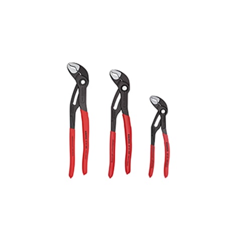 Knipex Cobra®-Set Wasserpumpenzangen 3-teilig 180/250/300 mm 00 20 09 V02