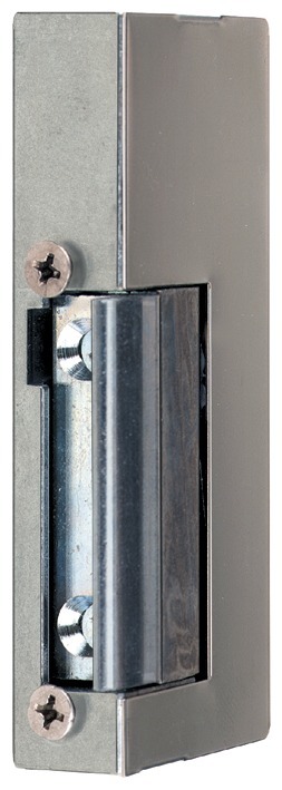Türrahm.-Elektro-Türöffner 19, mit Flachschließblech, 8-16V