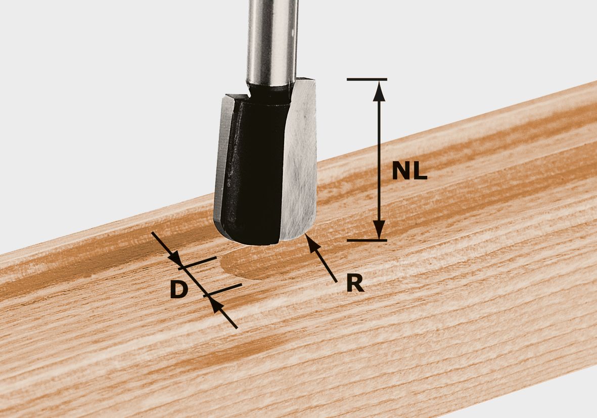 Wasserrinnenfräser HW S8 R5, Holz, Gerät