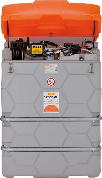 CEMO Dieseltankanlage CUBE-Tank „Outdoor Premium“