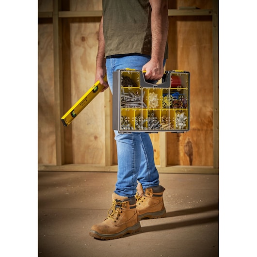 Stanley Deep Pro Professioneller Organizer mit 8 Fächern