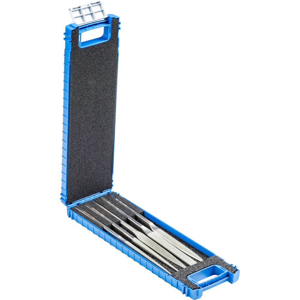 Pferd Diamant-Handyfeilen-Set 5-tlg. 215 mm D126 (mittel) Schaft