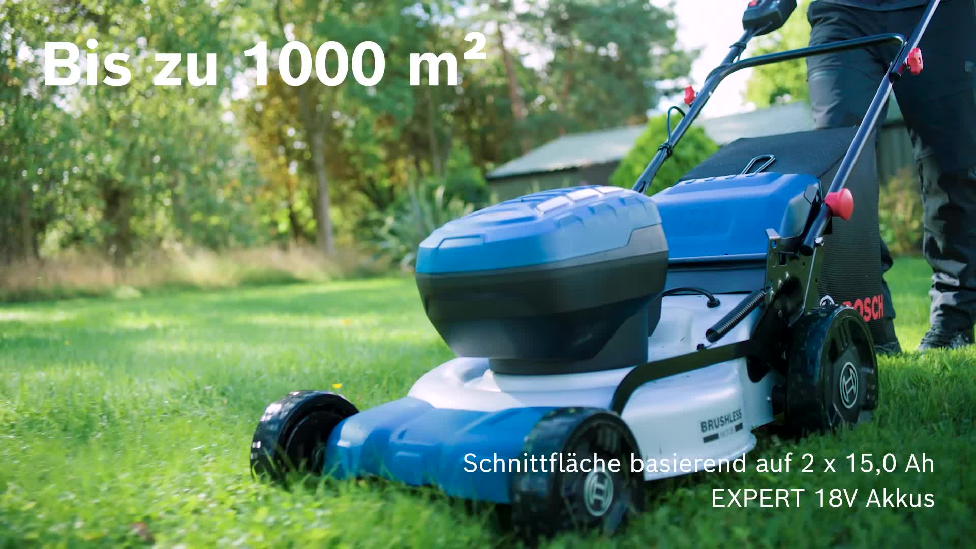 Bosch Professional Akku-Rasenmäher GRA18V2-46SP 46cm Metalldeck