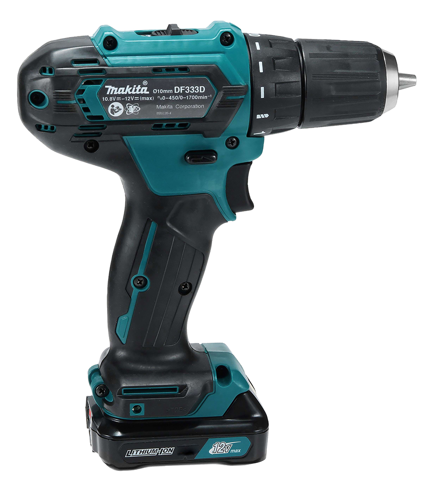 Makita DF333DZ Akku-Bohrschrauber 12V max. 30Nm 1700 U/min ohne Akku