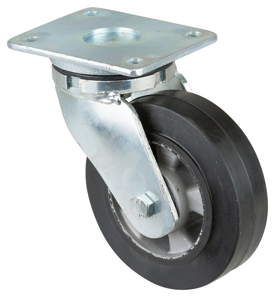 BS ROLLEN Lenkrolle mit Platte RR100.B80