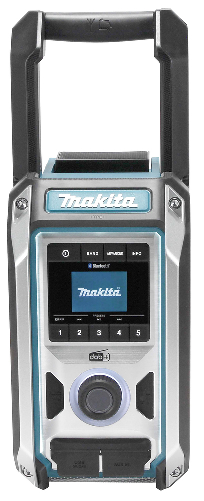 Makita Akku-Baustellenradio DMR115 12V-18V DAB+ Bluetooth USB