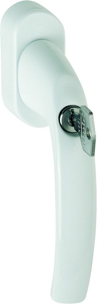 HOPPE Fenstergriff 0530S/US952 100NM,abschl.,ov.,7/32-42,verkehrsw., VE10