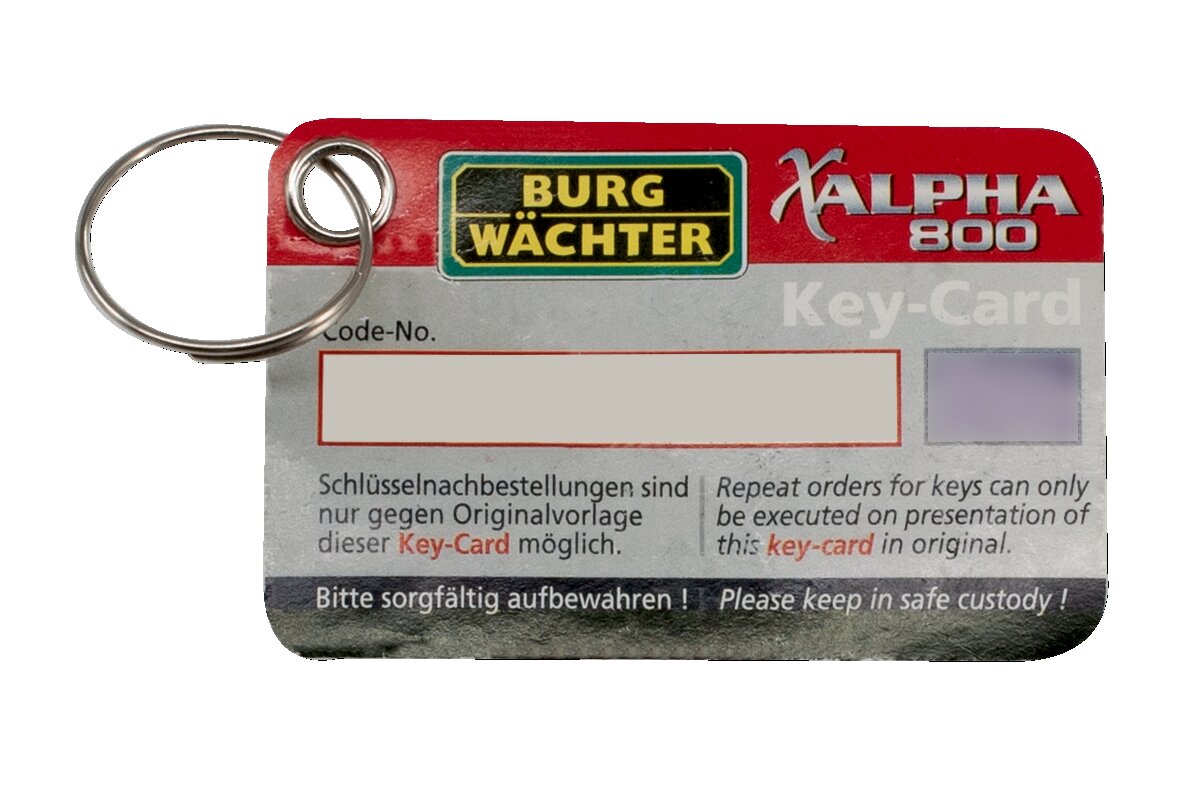 Burg Wächter Rohling 17 C Schlüsselrohling für Schließzylinder