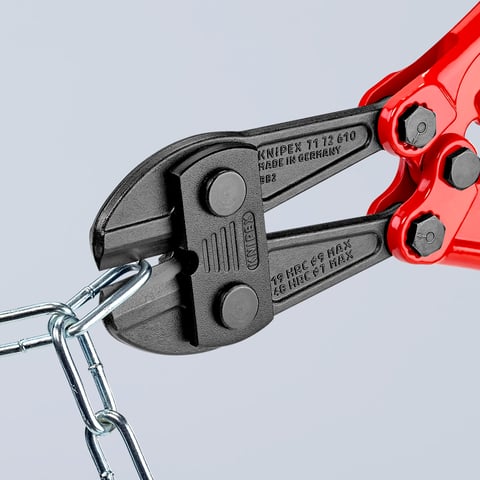 Knipex Bolzenschneider 71 72 610 610 mm grau atramentiert mit Mehrkomponenten-Hüllen