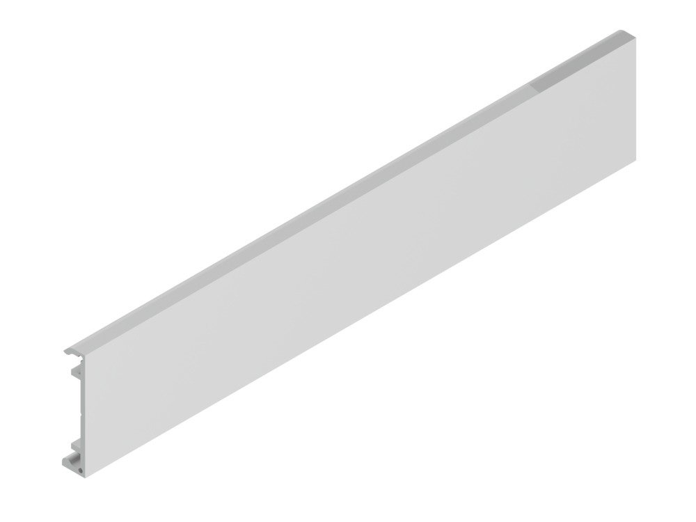 OT-Clipsblende, ME, für Laufprofil, 6000mm, edelstahloptik eloxiert