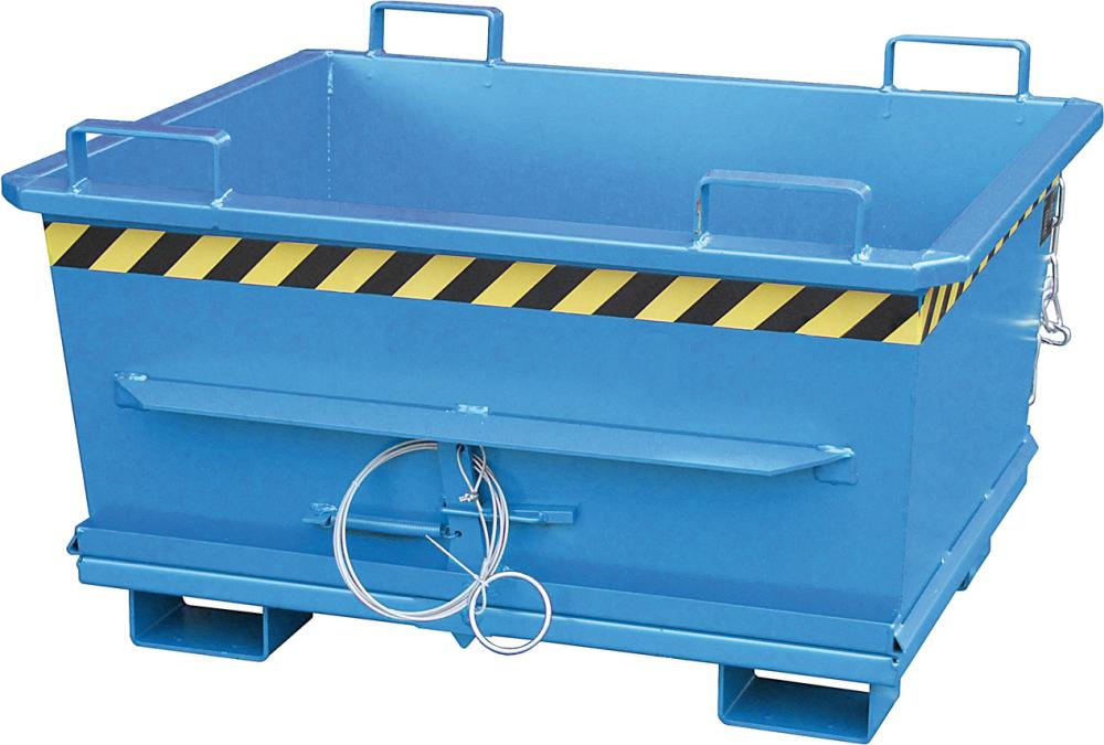 Bauer Südlohn Klappbodenbehälter Typ BKB (konischer Behälter), RAL 5012