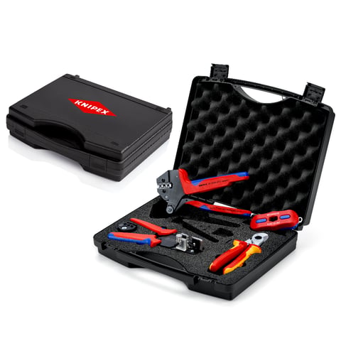 Knipex Werkzeugkoffer für Photovoltaik 97 91 04 V03 MC4 / MC4 Evo 2