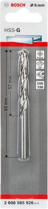 6-mm-HSS-G-Bohrer von Bosch .