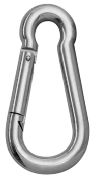 Vormann Feuerwehrkarabiner 007900213AV Stahl verzinkt 80x12x9x8mm
