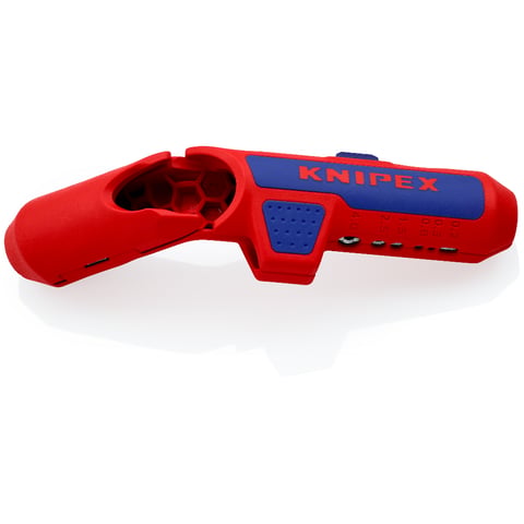 Knipex ErgoStrip® Universal-Abmantelungswerkzeug für Linkshänder 16 95 02 SB