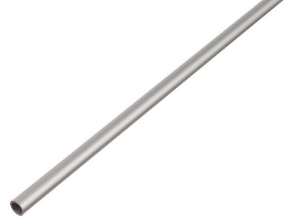 GAH ALBERTS Rundrohr, L 2000 mm, Aluminium silberfarbig
