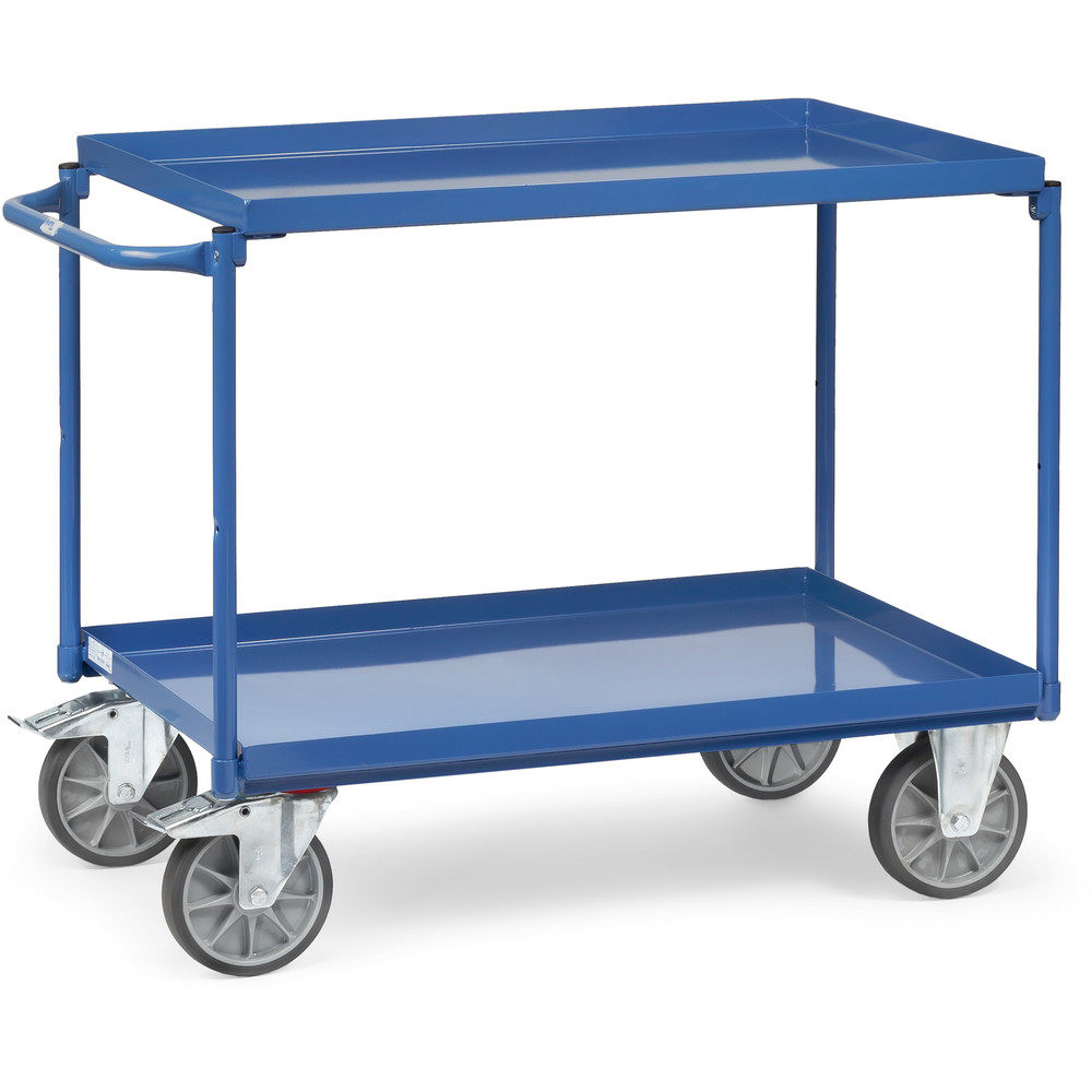 Fetra Tischwagen 4820 mit 2 Blechwannen 850 x 500 mm 400 kg