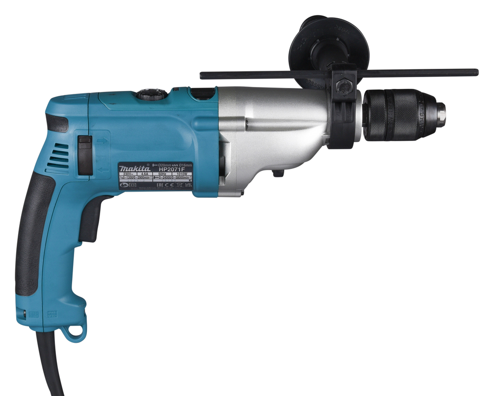 Makita HP2071FJ Schlagbohrmaschine 1010 W 2-Gang Schnellspannbohrfutter MAKPAC