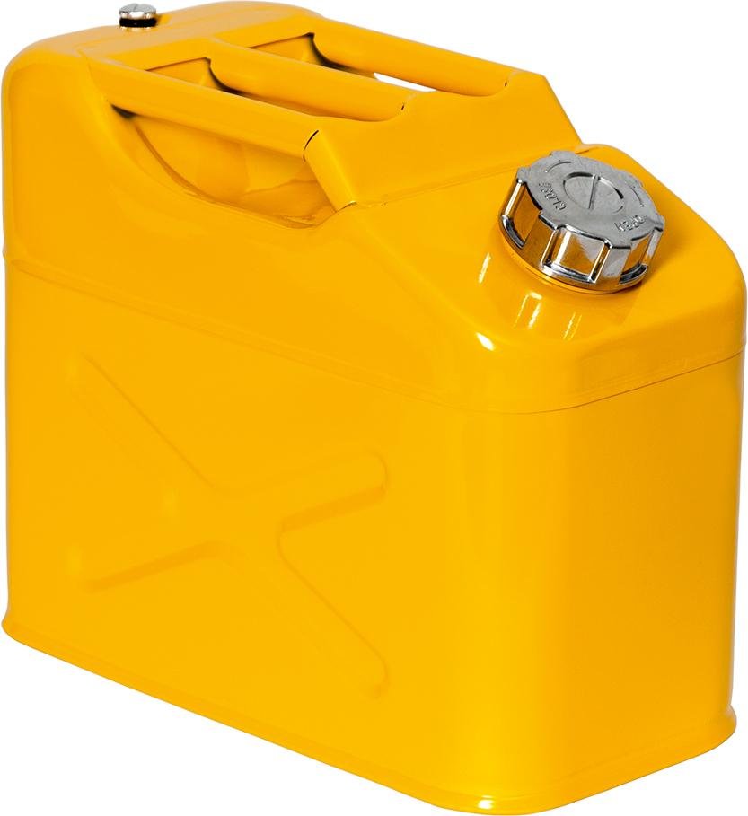 asecos Transportkanister gelb 10 Liter Stahlblech UN-Zulassung