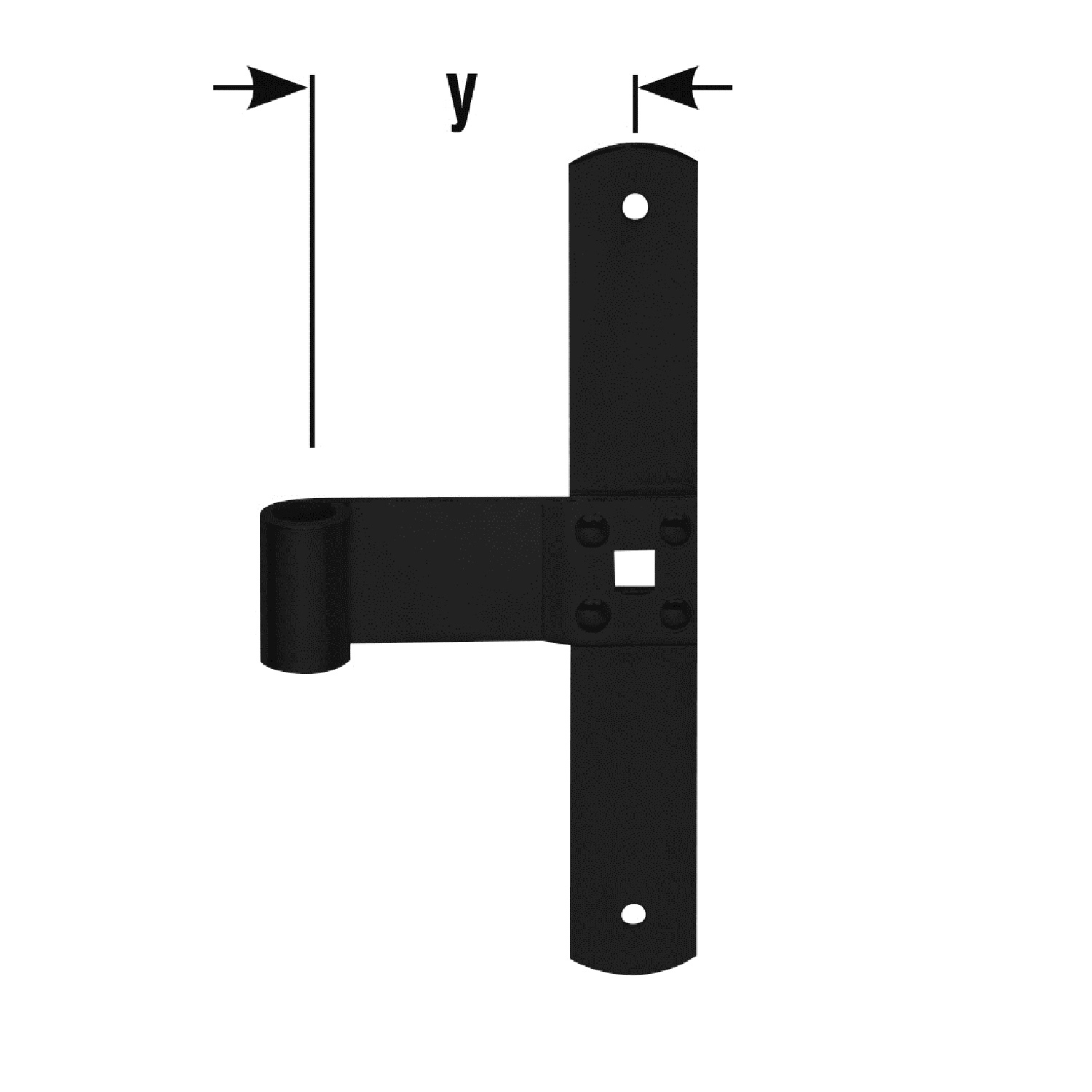 Pollmann Mittelband Rolle Ø 13 mm Duplex schwarz
