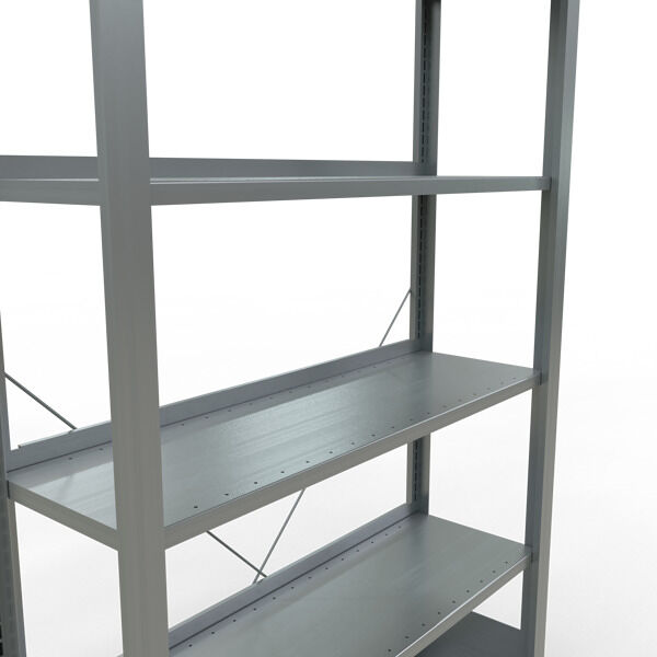 Schulte Basisrek Kantoorrek MULTIplus85 2000x1000x300mm 6 Legborden Gegalvaniseerd