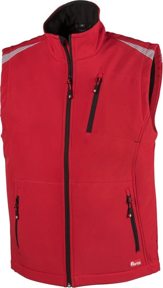 FORTIS FORTIS Herren Weste 24, rot/schwarz Gr.L