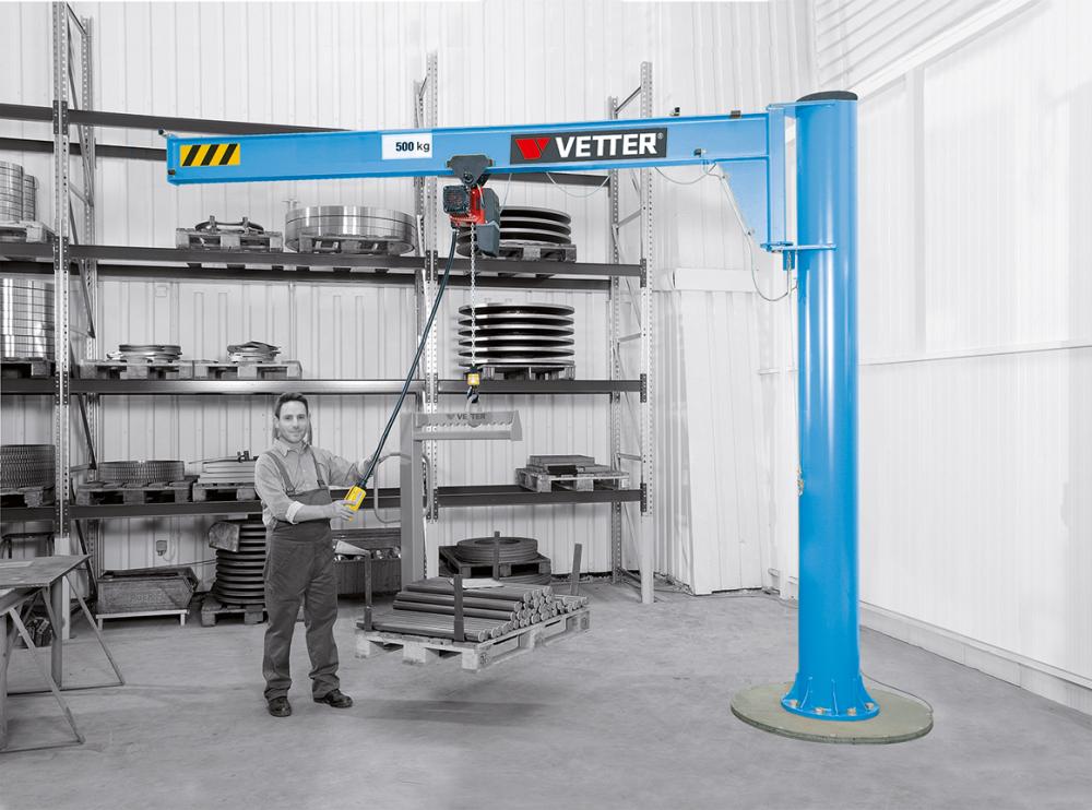 VETTER Krantechnik Wandschwenkkran ASSISTENT AW, ohne Elektrokettenzug