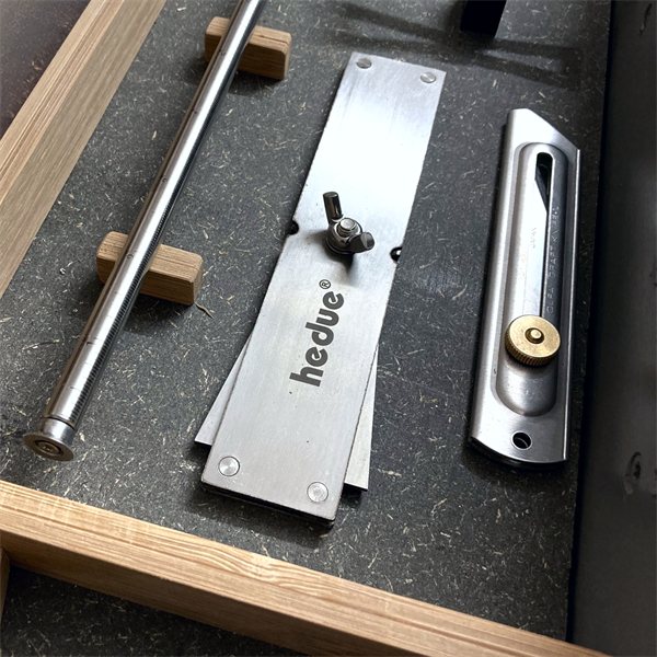 hedue Zinkenschablone S200 Edelstahl mit 1:8 Neigung