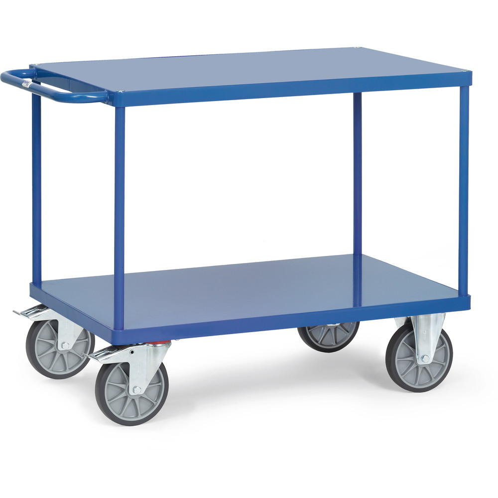 Fetra Tischwagen 2401B mit Stahlblech-Plattformen 1000x600mm Tragkraft 600kg