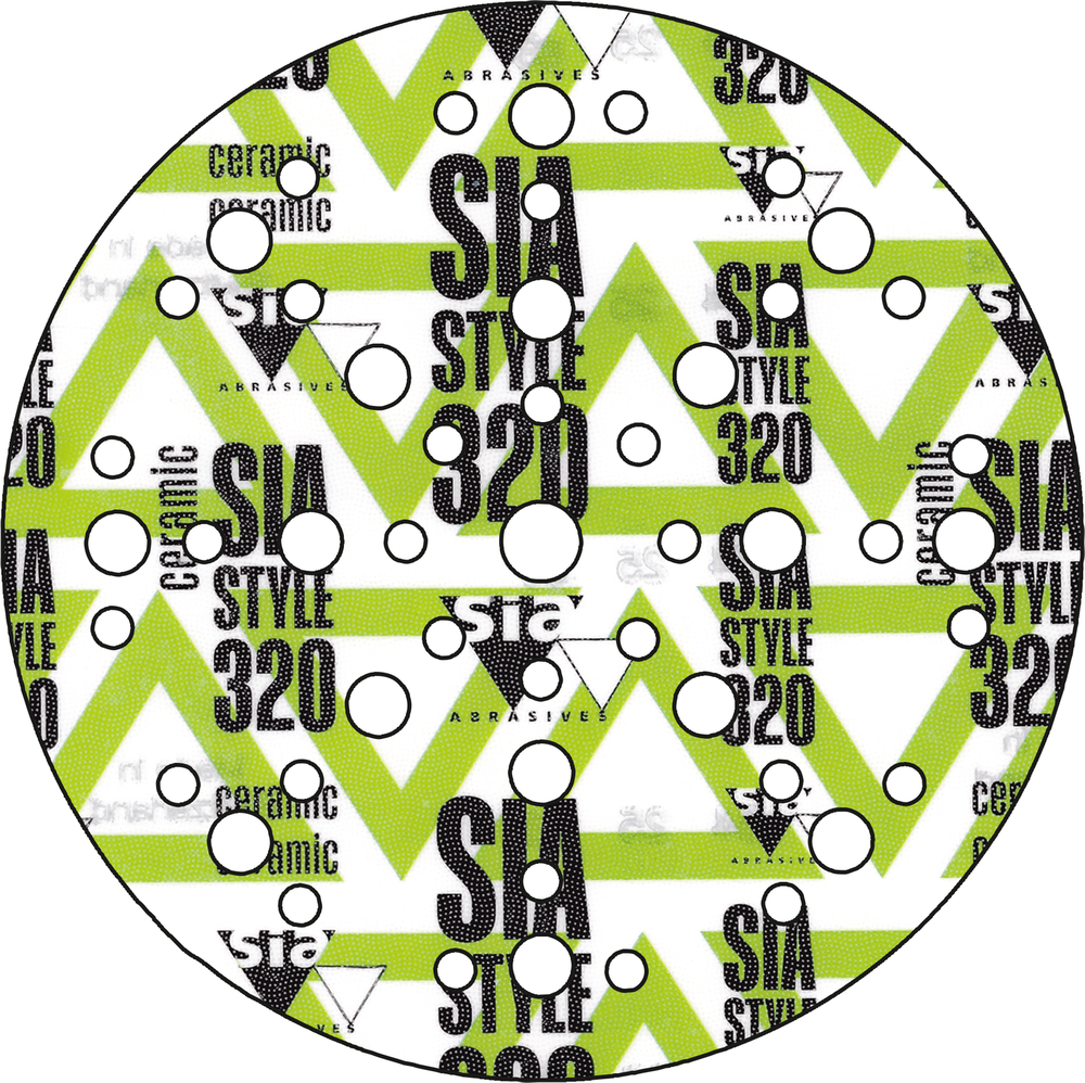Sia 5500 Scheibe Z.L.+ 48 Loch Korn 320 Ø= 150mmm VE = 50