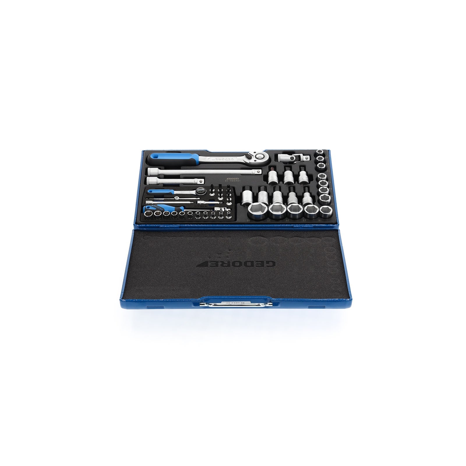 Gedore Steckschlüsselsatz 19 V20 U-10 50-teilig 1/4" + 1/2"
