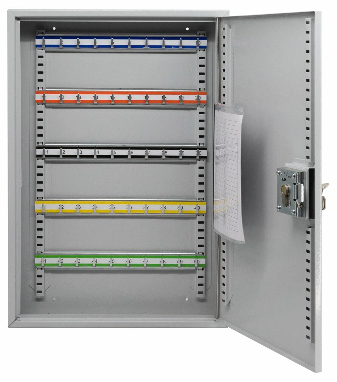 Burg Wächter Schlüsselschrank 6850/200 PZ Stahl 200 Haken Profilzylinder