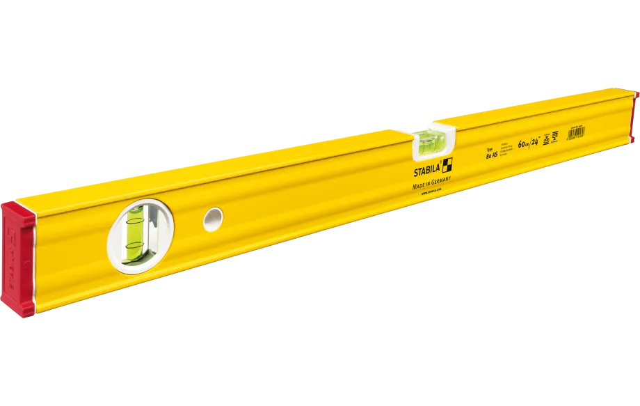 Stabila Wasserwaage Type 80 AS 80cm Aluminium 2 Libellen
