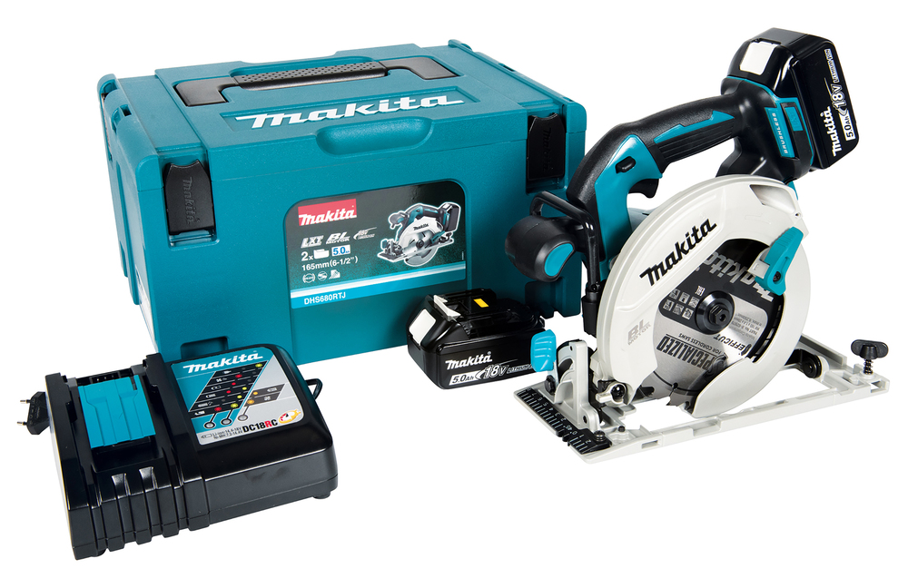 Makita Akku-Handkreissäge LXT® DHS680RTJ 18V 5000 min⁻¹ 165mm
