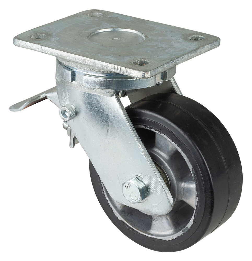 BS ROLLEN Lenkrolle mit Platte RR120.B80