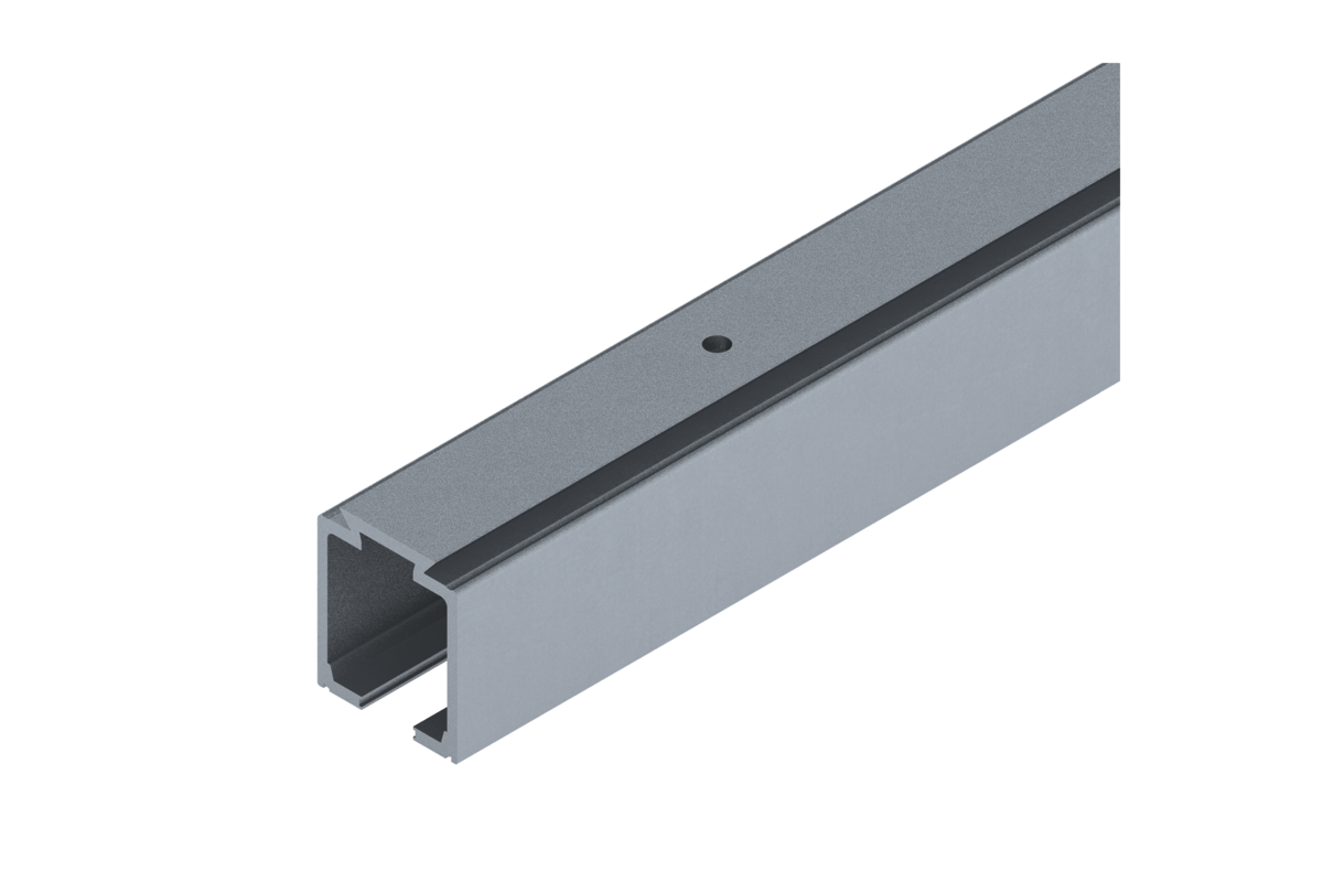 Woelm HELM 140 WT Laufschiene für Wandtaschenmontage Aluminium EV1 eloxiert 6000 mm