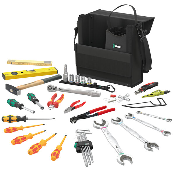 Wera 2go SHK 1 Tool set for plumbing, heating and air conditioning, 36 pieces, Gerät, Schraubenzieher, Werkzeug